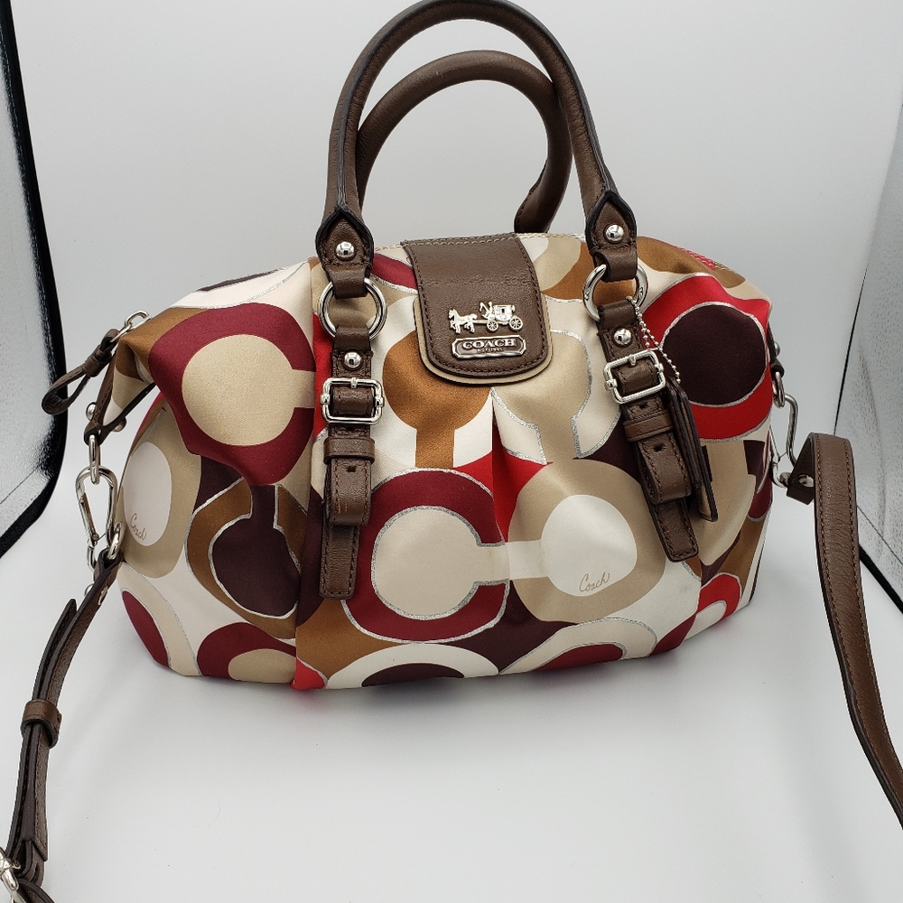Coach Juliette Madison Op art satchel